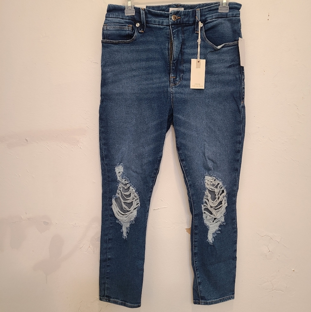 Good American Good Waist Crop